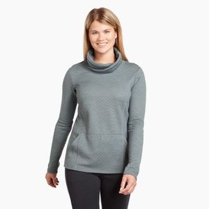 Kuhl Athena Pullover Sweater Pewter Green Women's Large